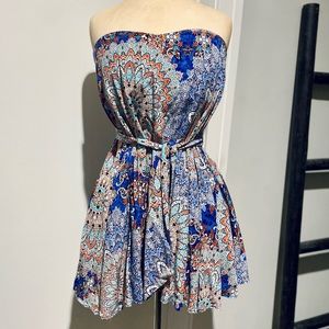 Summer dress, paisley and floral